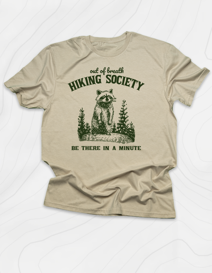 Out Of Breath Hiking Society T-Shirt