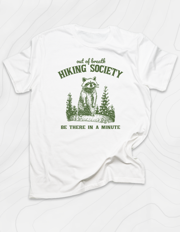 Out Of Breath Hiking Society T-Shirt