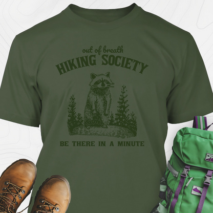 Out Of Breath Hiking Society T-Shirt