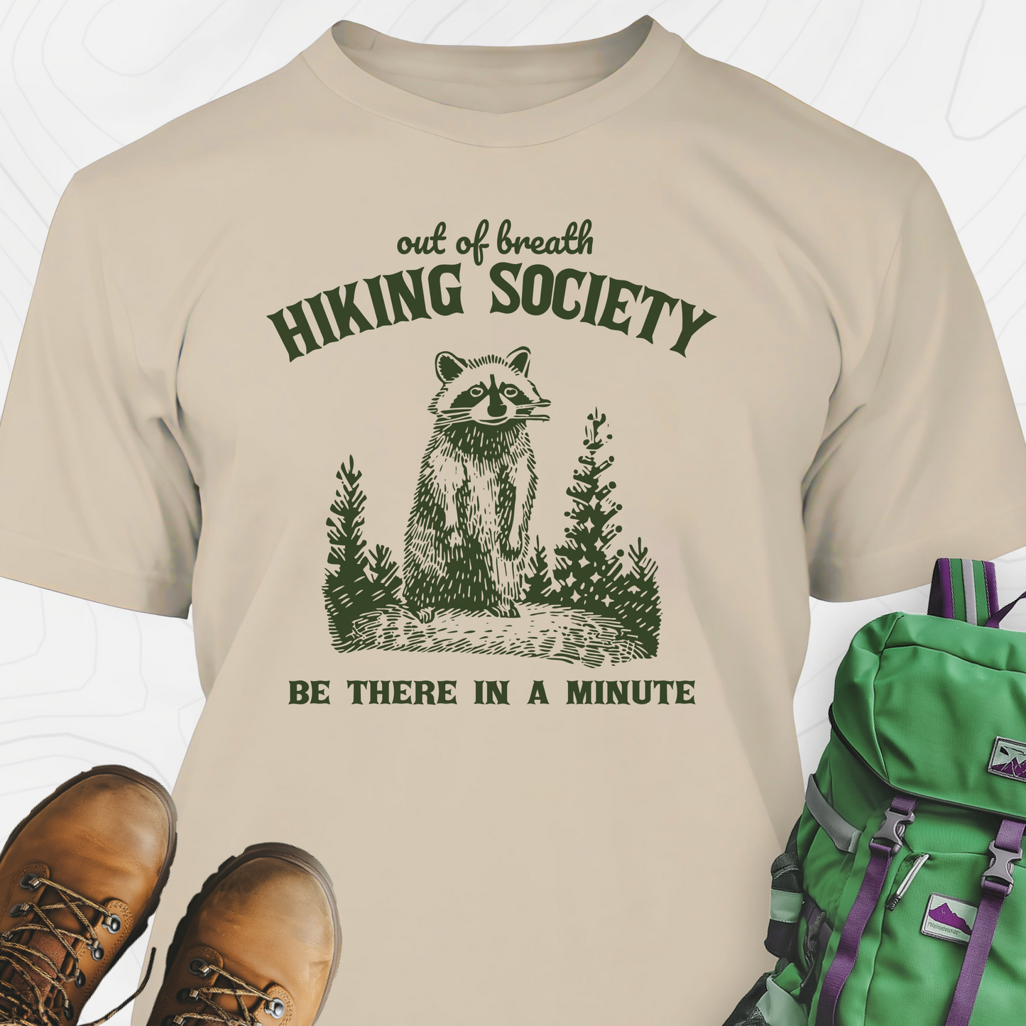 Out Of Breath Hiking Society T-Shirt