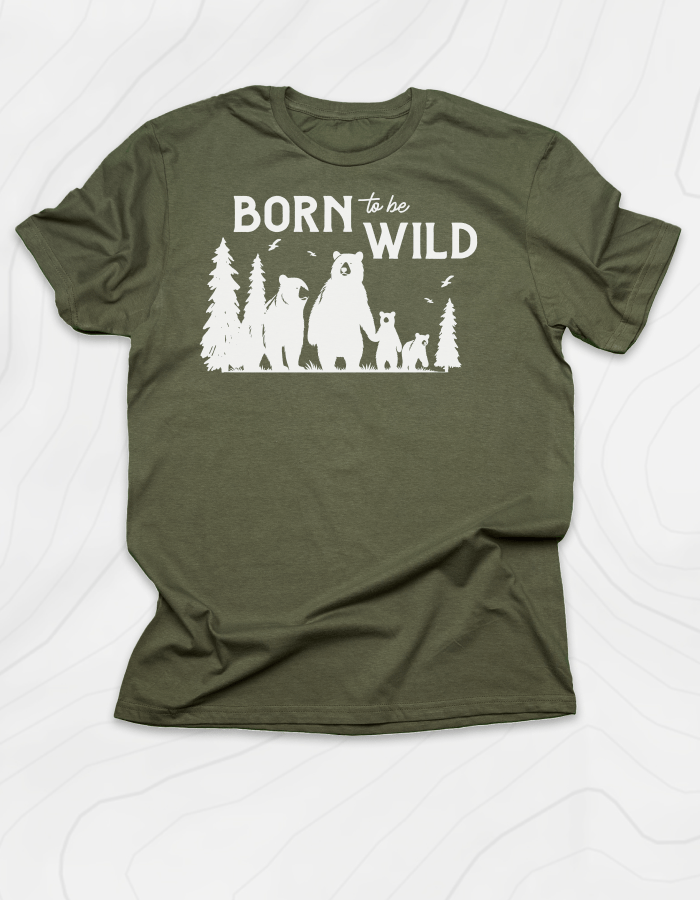 Born To Be Wild Bears T-Shirt