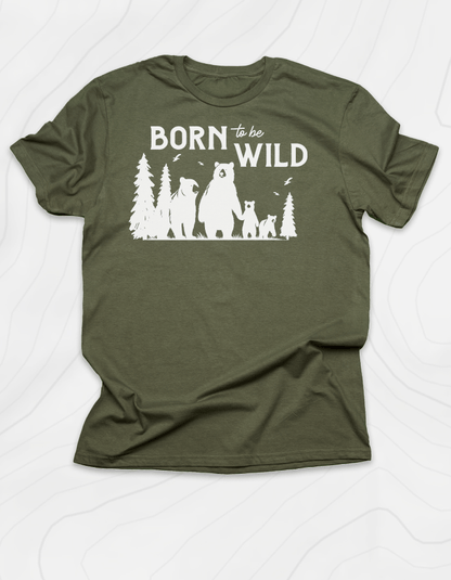 Born To Be Wild Bears T-Shirt