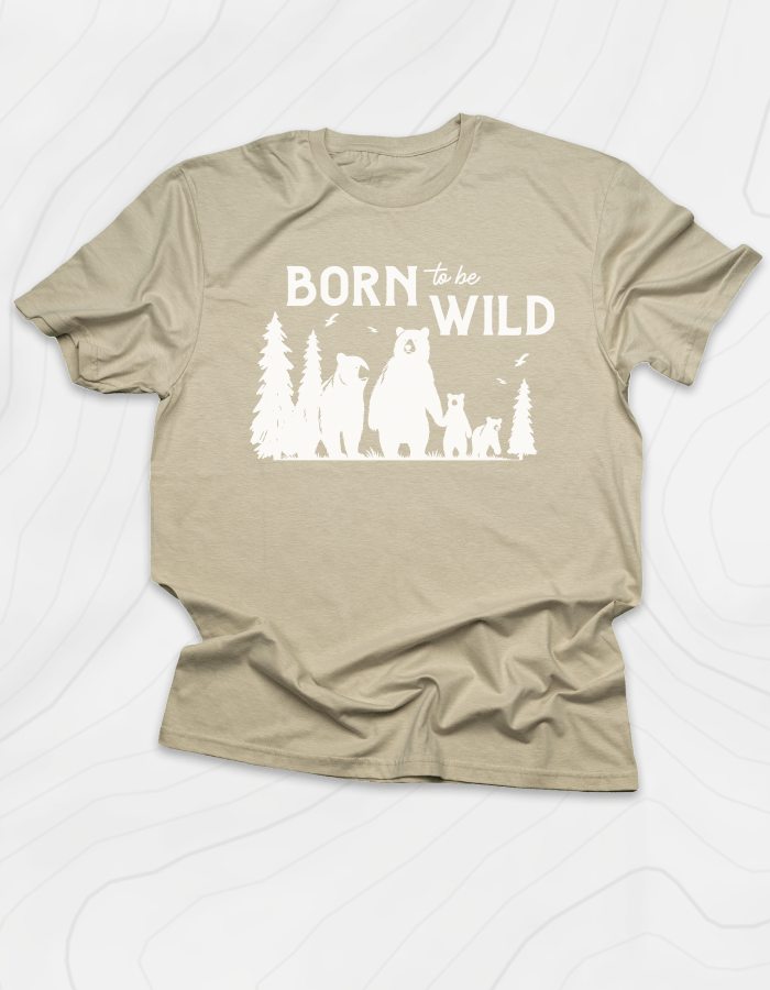 Born To Be Wild Bears T-Shirt