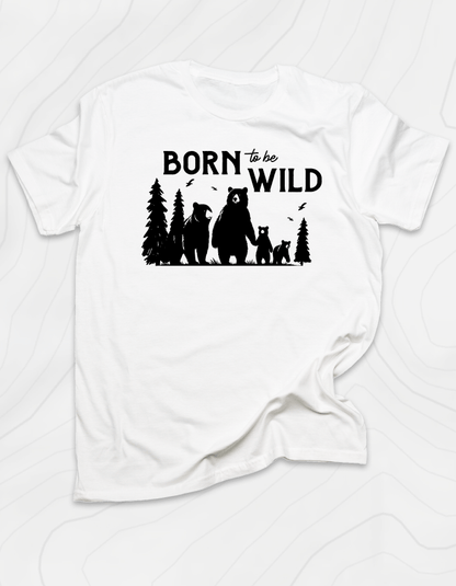 Born To Be Wild Bears T-Shirt