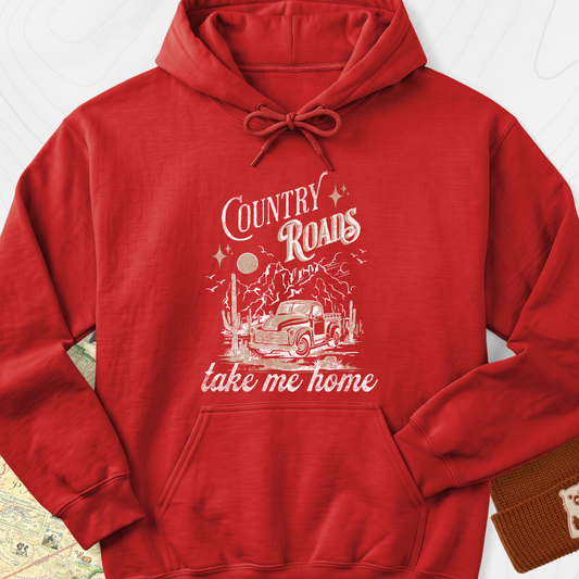 Country Roads Hoodie - Red