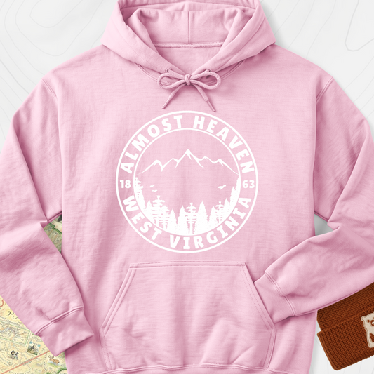 Almost Heaven Hoodie - Light Pink