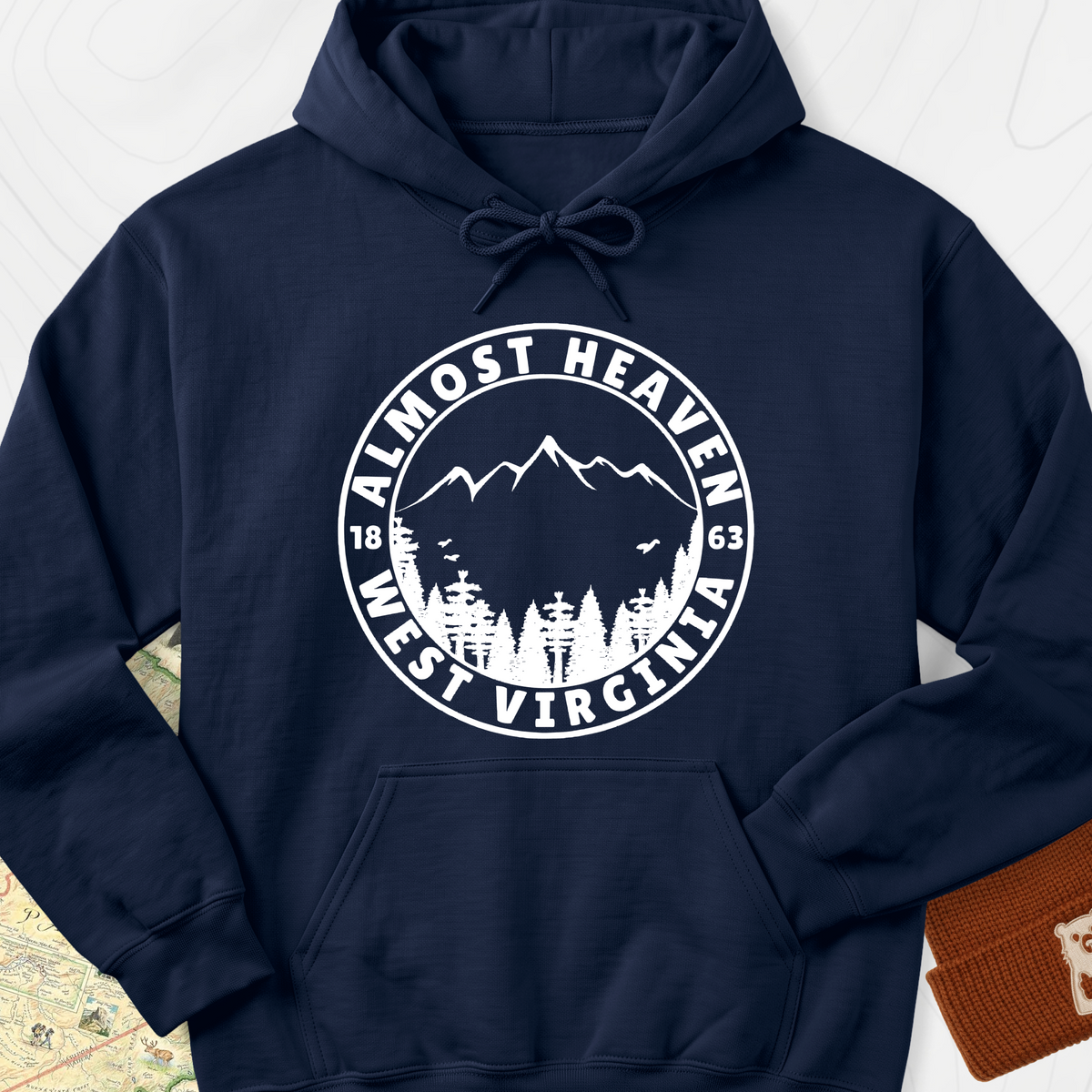 Almost Heaven Hoodie - Navy
