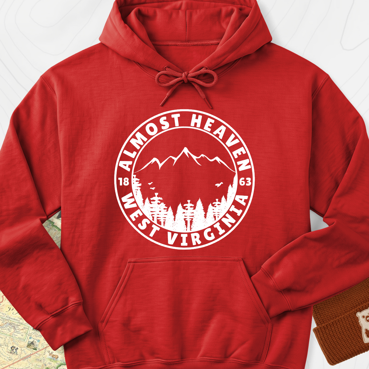 Almost Heaven Hoodie - Red