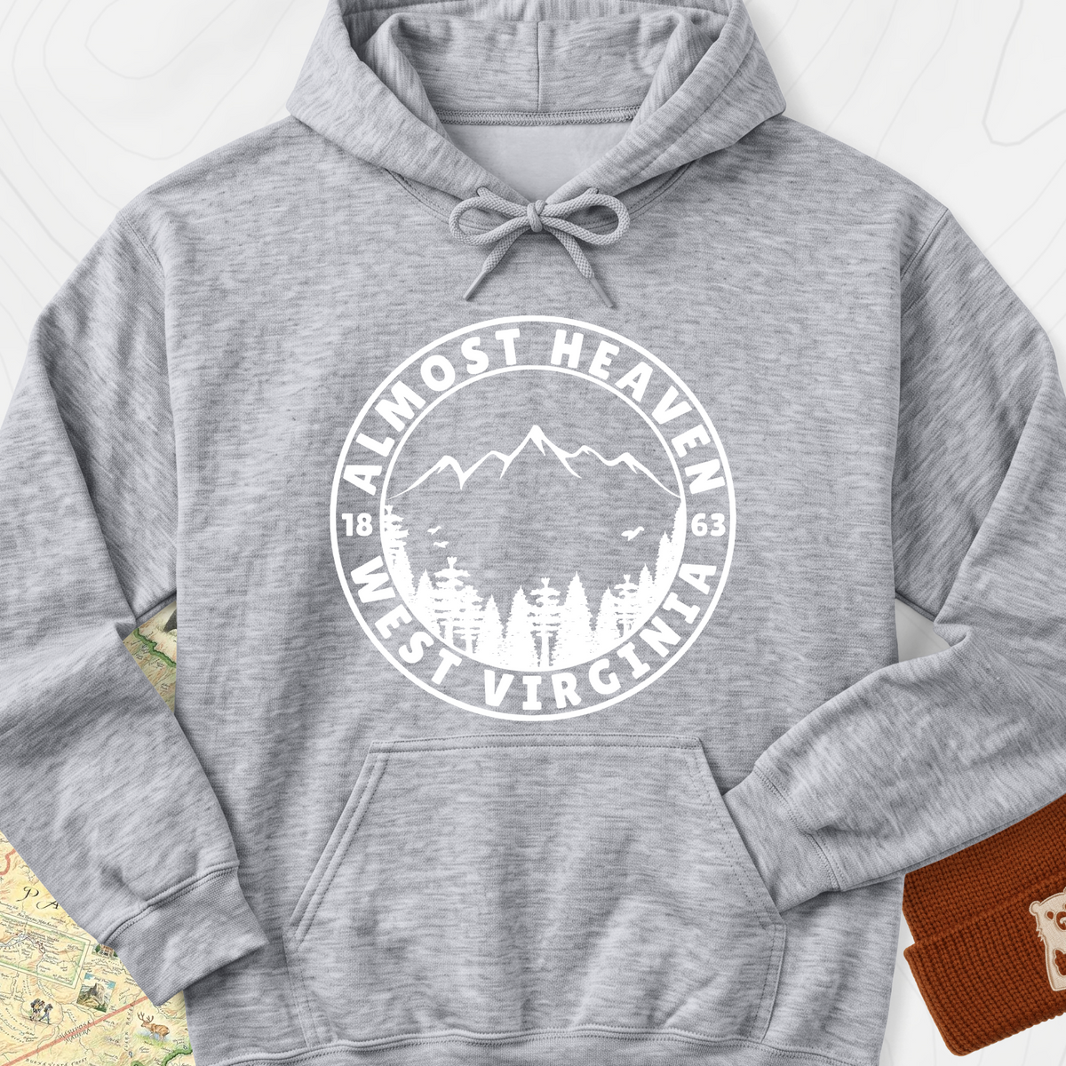 Almost Heaven Hoodie - Sport Grey