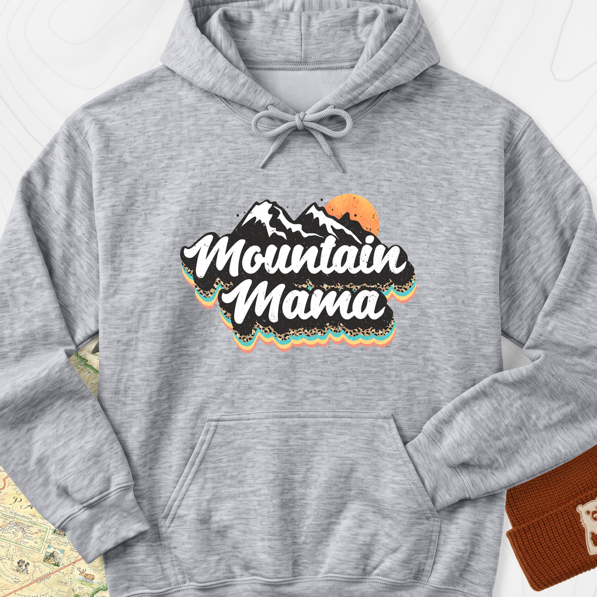 Mountain Mama Adventure Hoodie - Sport Grey