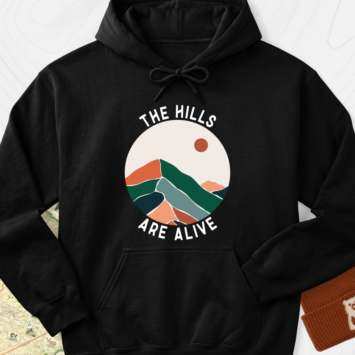 The Hills Are Alive Hoodie - Black