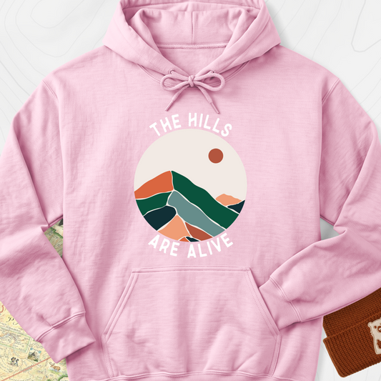 The Hills Are Alive Hoodie - Light Pink