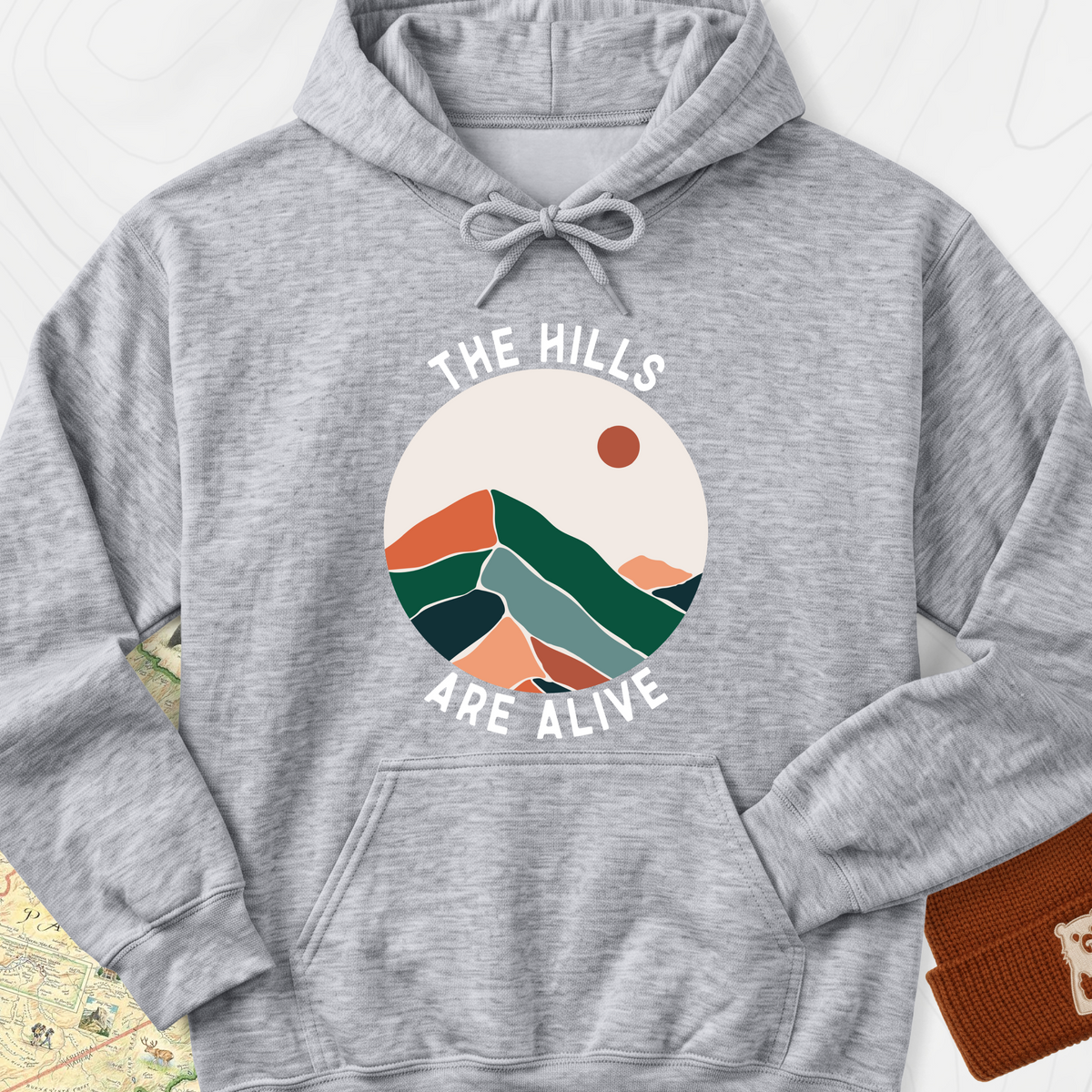 The Hills Are Alive Hoodie - Sport Grey