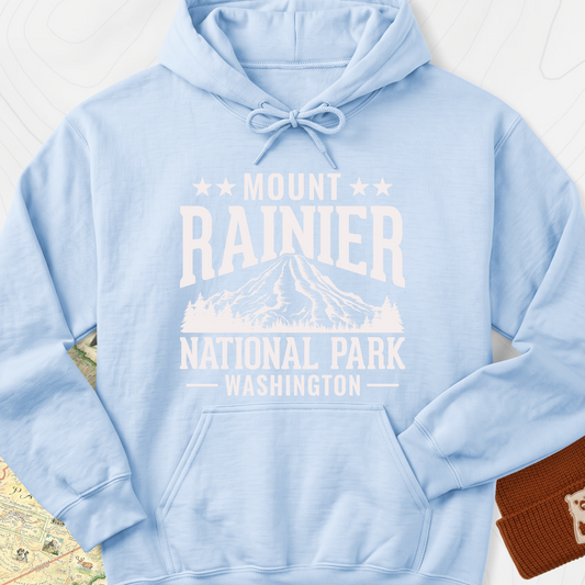 Mount Rainier Hoodie - Light Blue