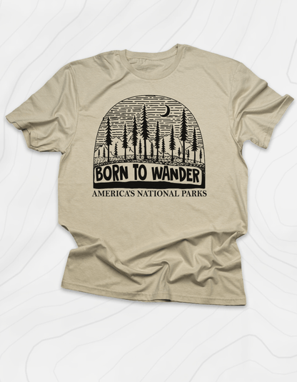 Born to Wander America T-Shirt