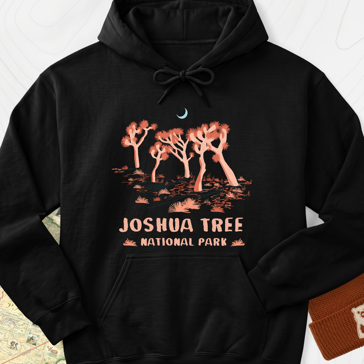 Joshua Tree National Park Hoodie - Black