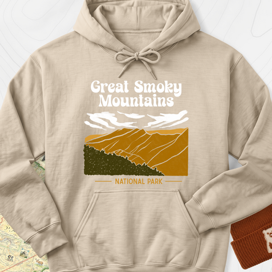 Smoky Mountains National Park Hoodie - Sand