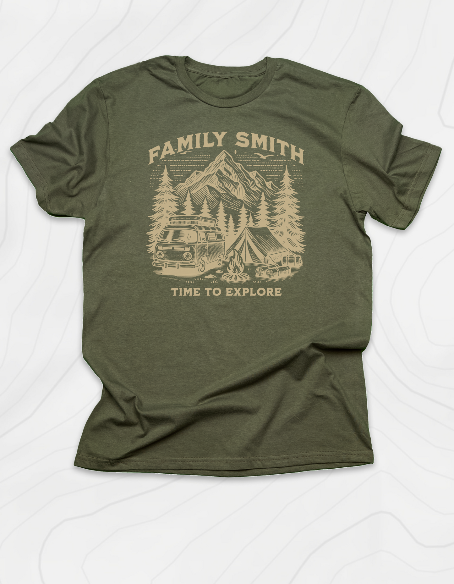 Custom Family Time to Explore T-Shirt