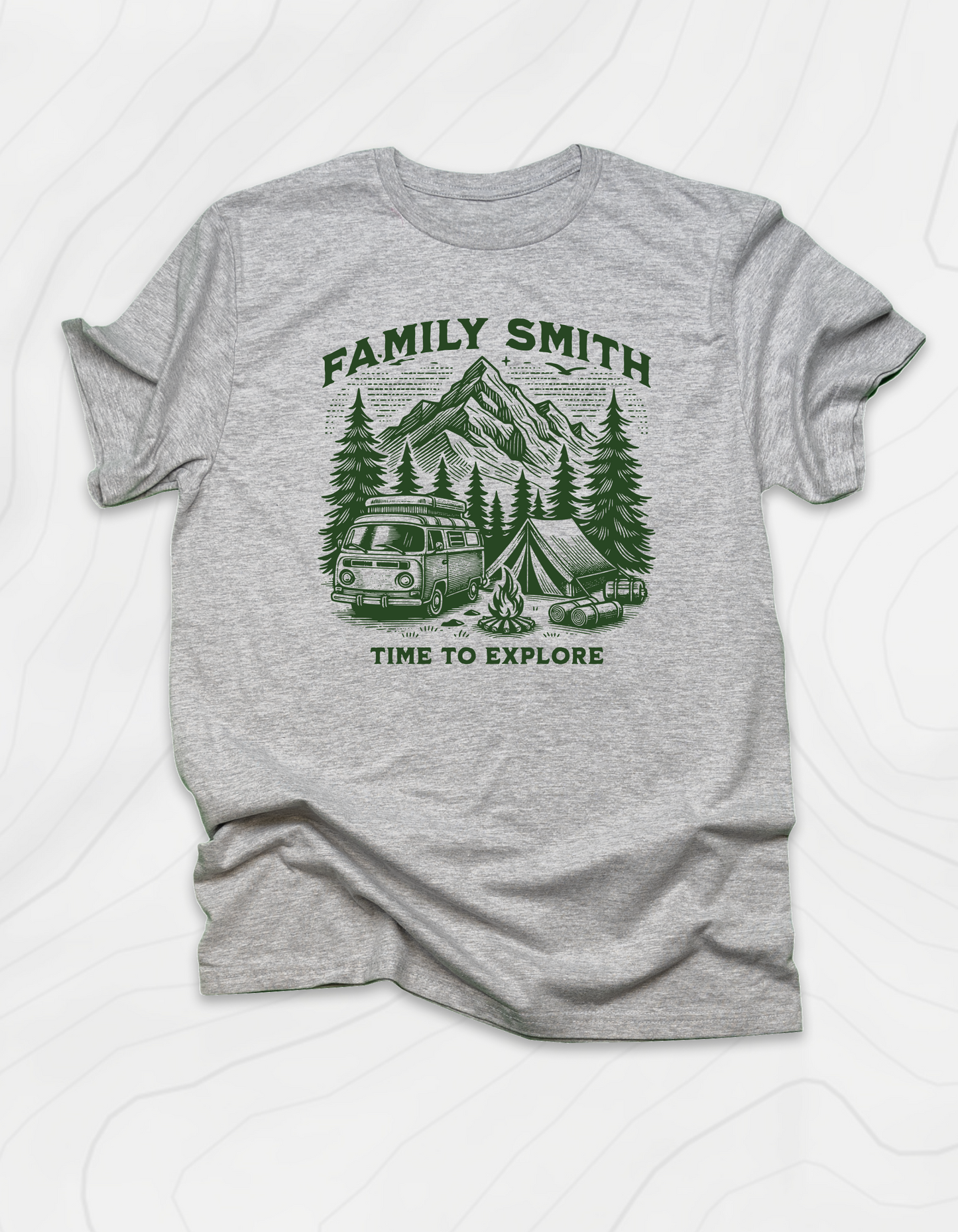 Custom Family Time to Explore T-Shirt