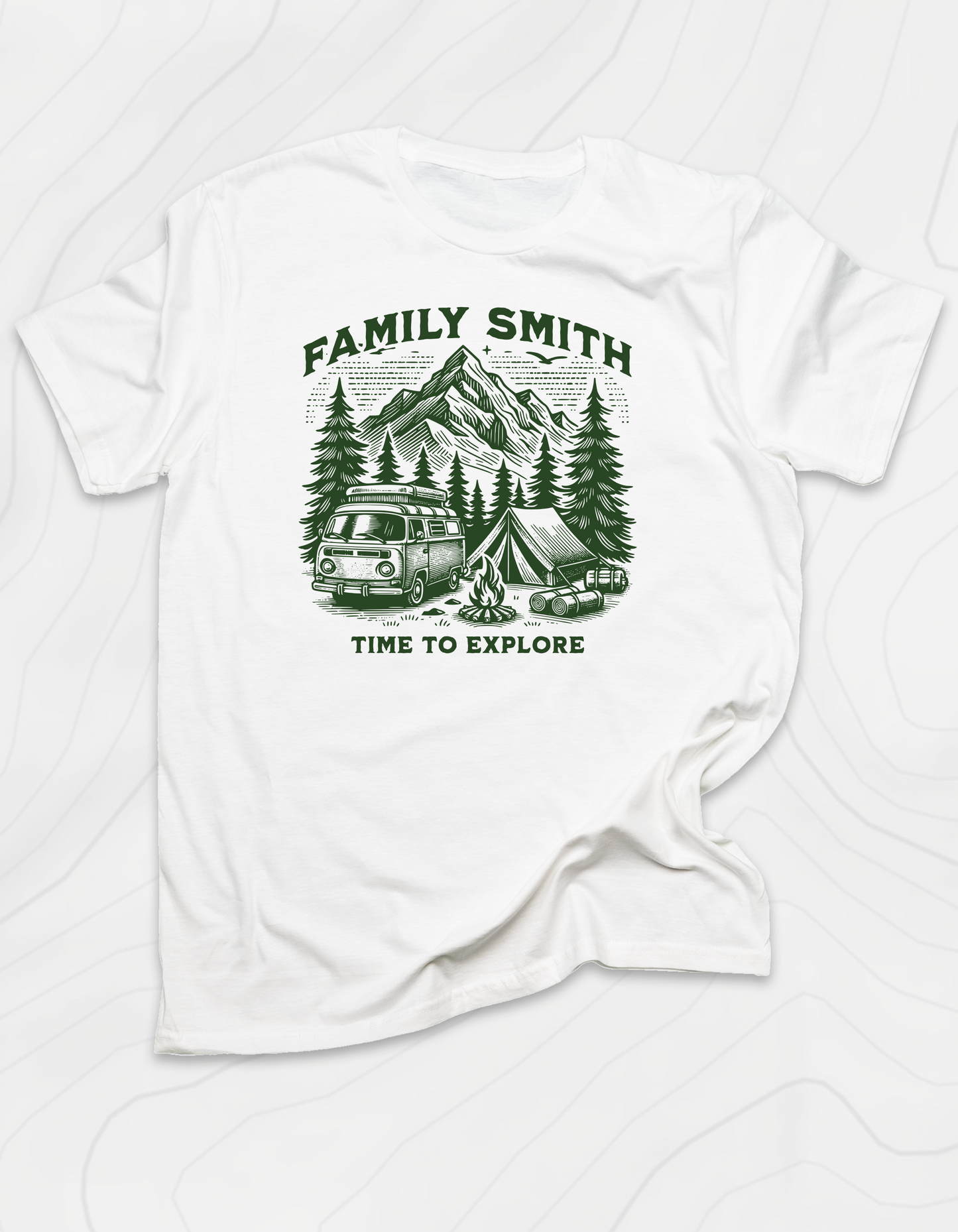 Custom Family Time to Explore T-Shirt