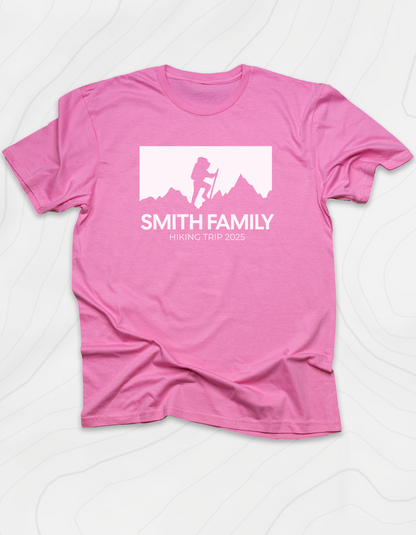 Custom Hiker Family T-Shirt