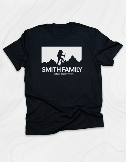 Custom Hiker Family T-Shirt