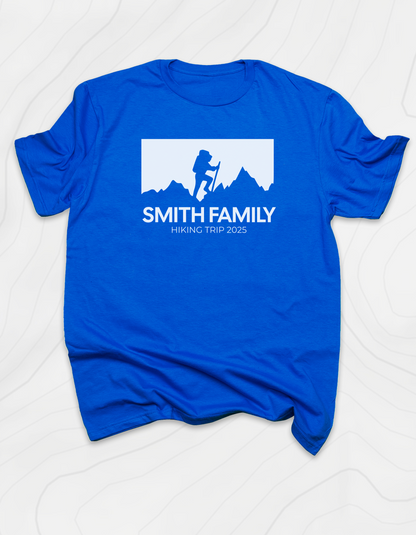 Custom Hiker Family T-Shirt