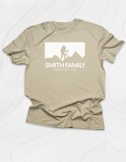 Custom Hiker Family T-Shirt