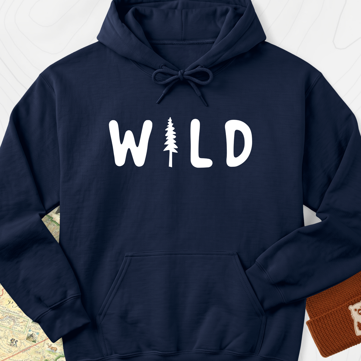 Wild Tree Hoodie - Navy