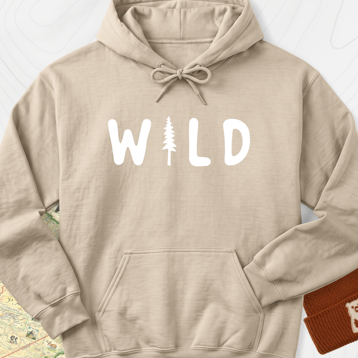 Wild Tree Hoodie - Sand