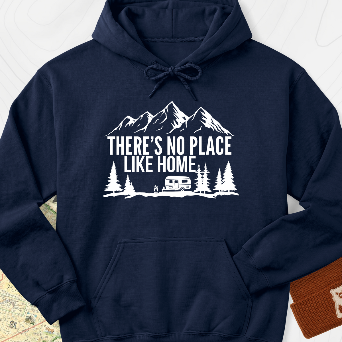 There's No Place Like Home Hoodie - Navy