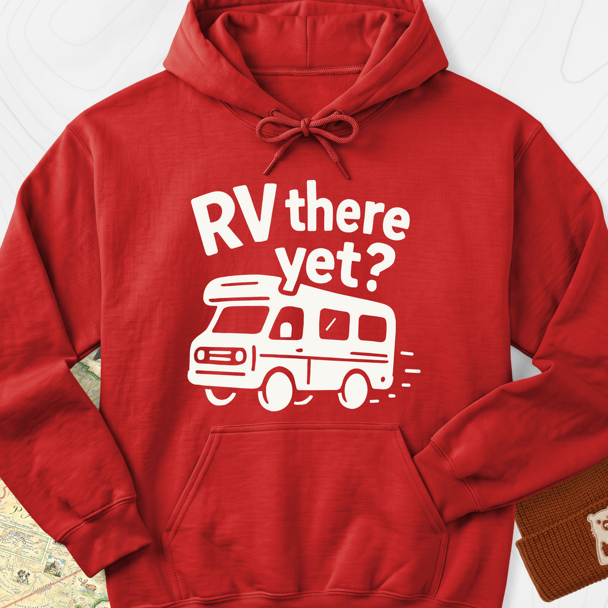 RV There Yet? Hoodie - Red
