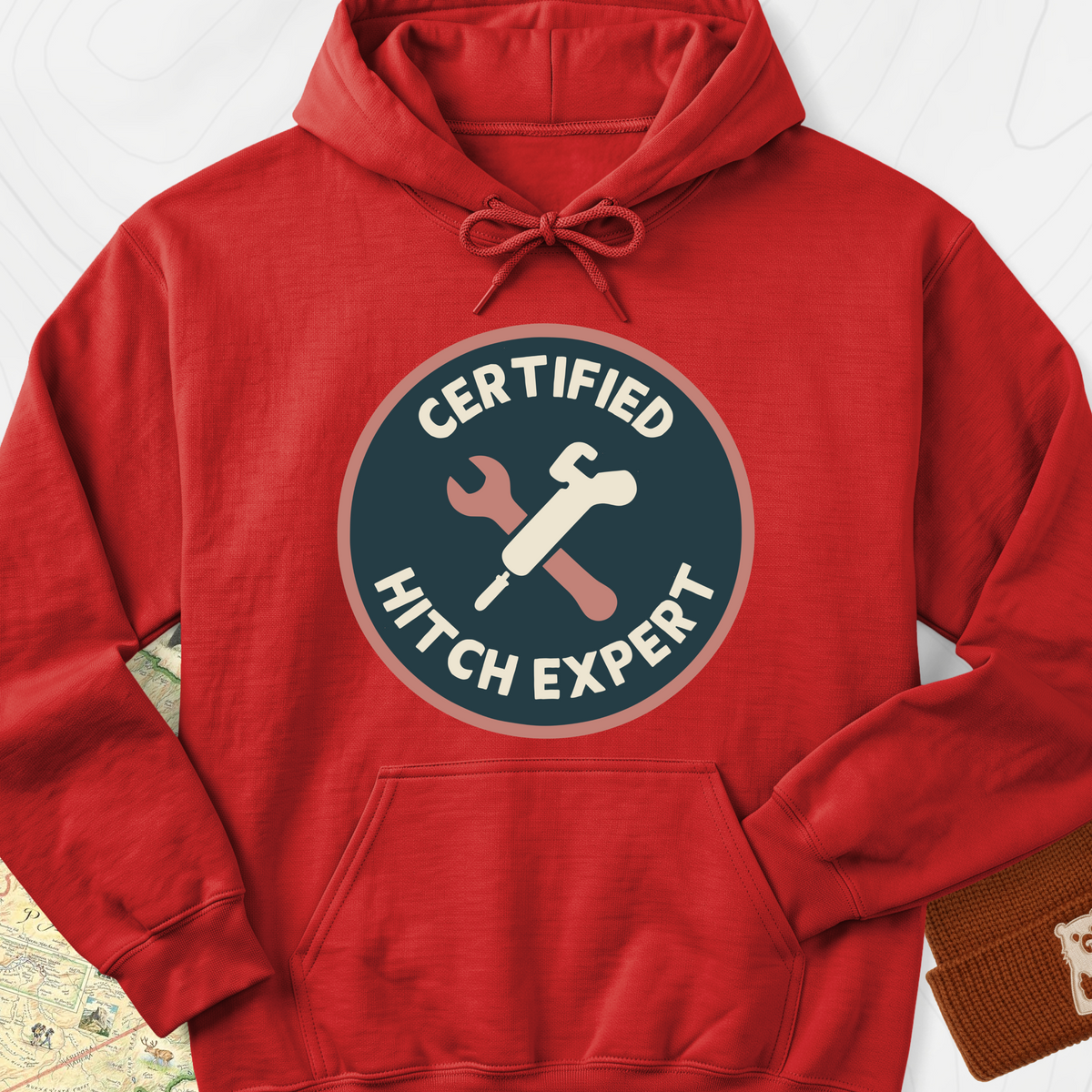 Hitch Expert Hoodie - Red