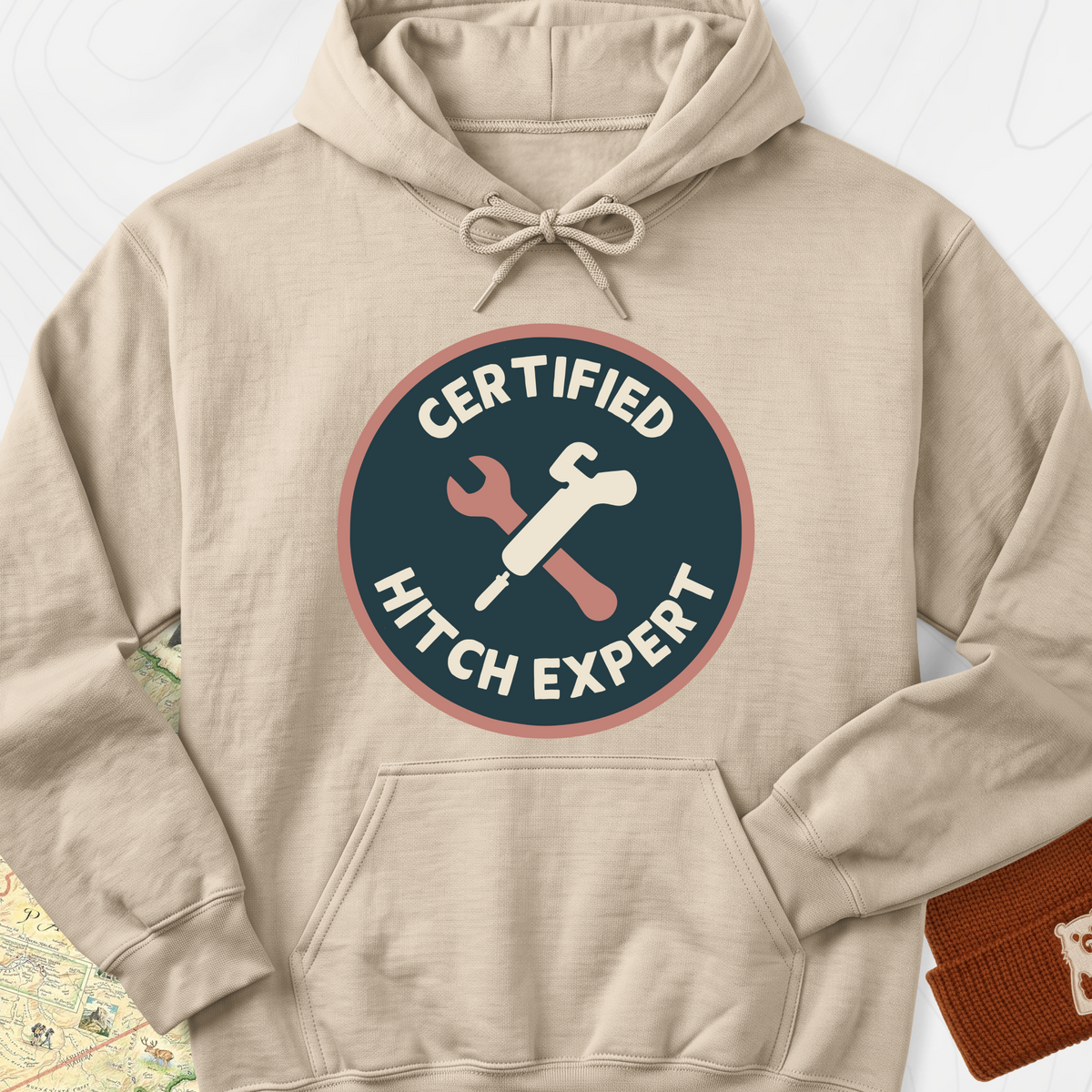 Hitch Expert Hoodie - Sand