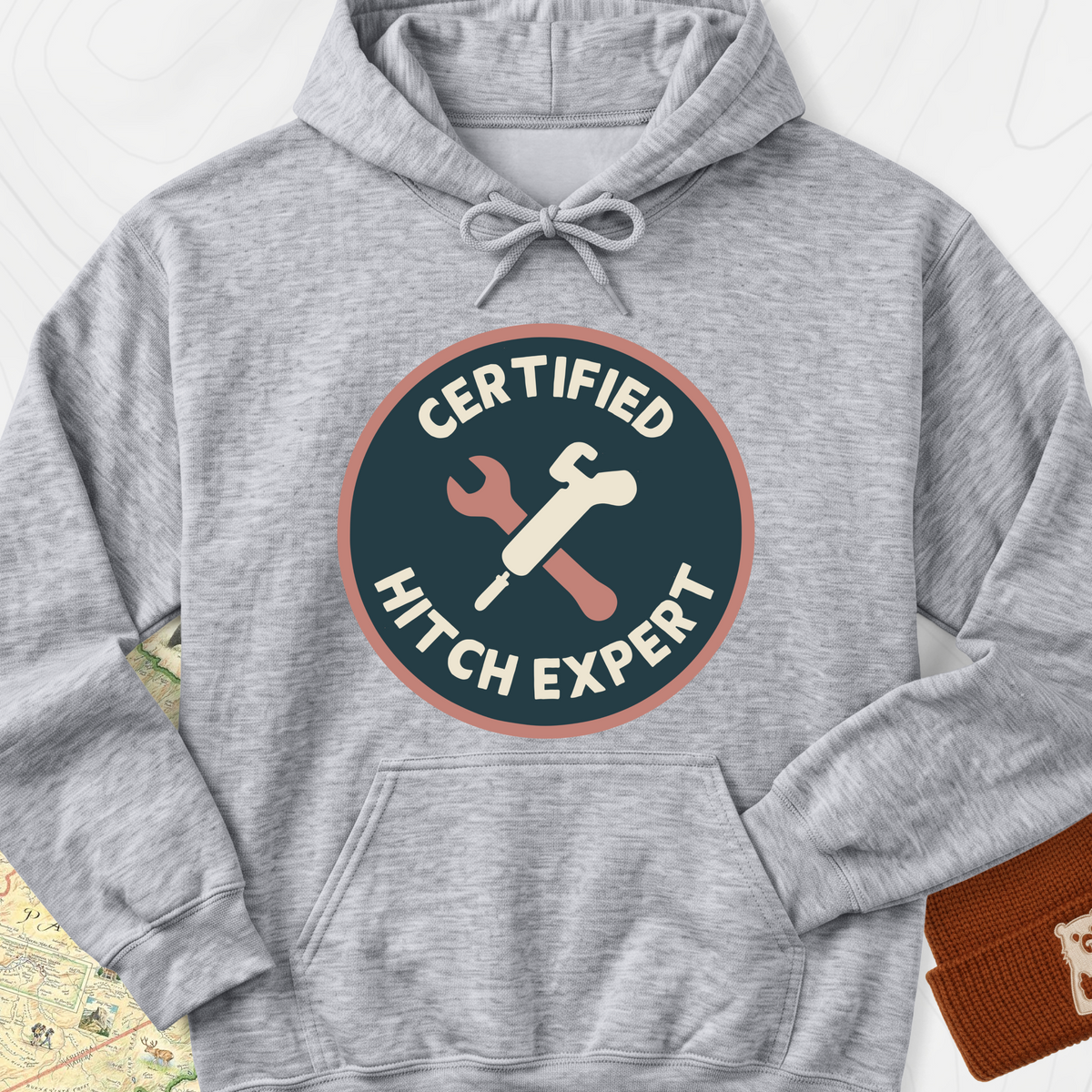Hitch Expert Hoodie - Sport Grey