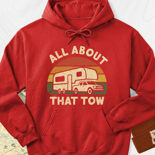 All About That Tow Hoodie - Red