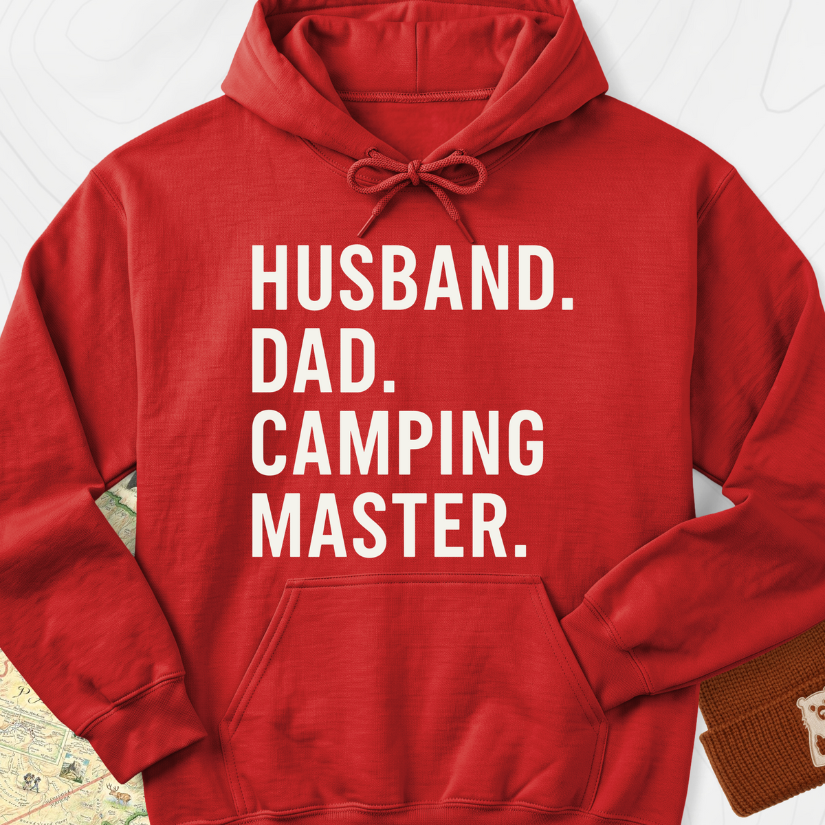 Camping Master Hoodie - Red