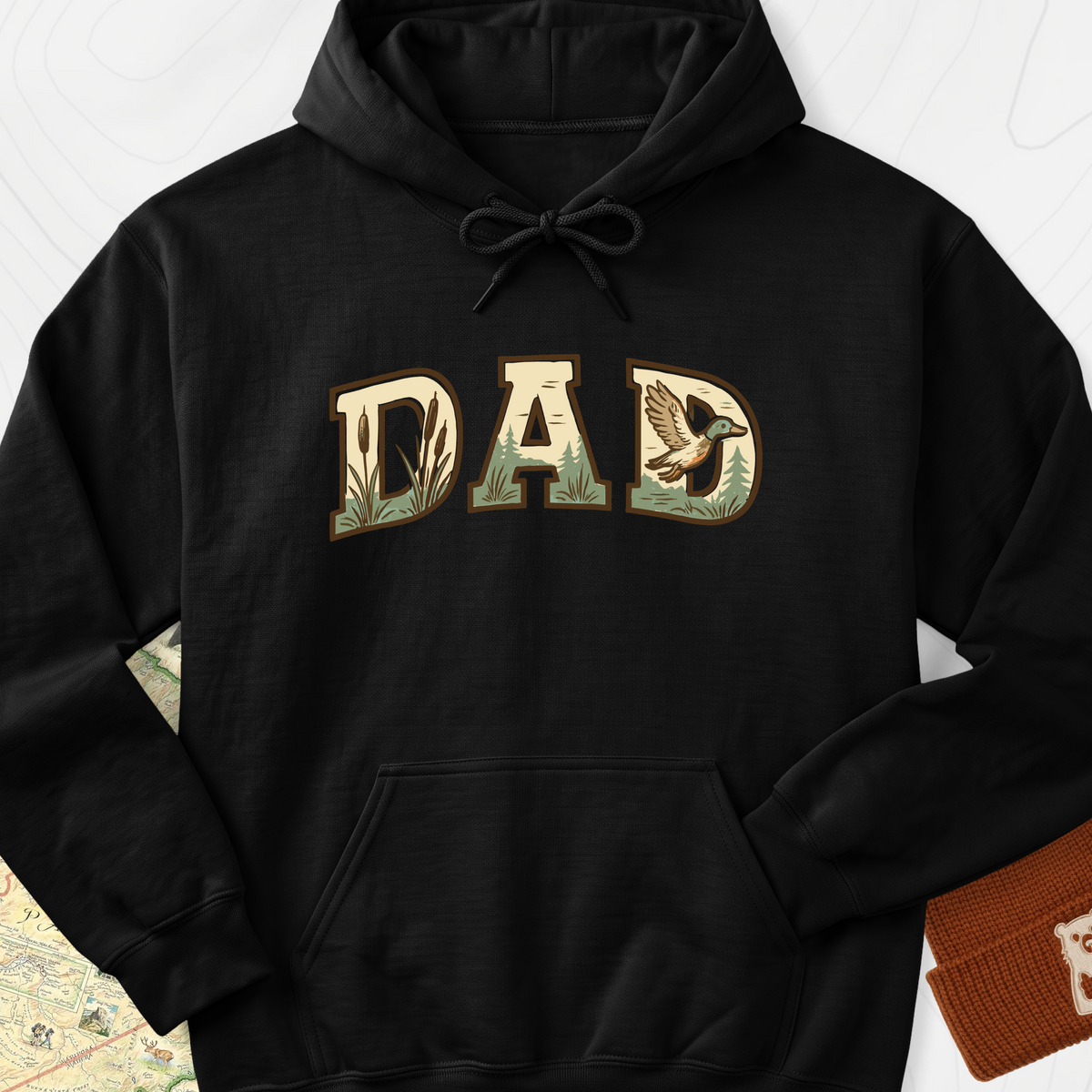 Wilderness Dad Hoodie - Black