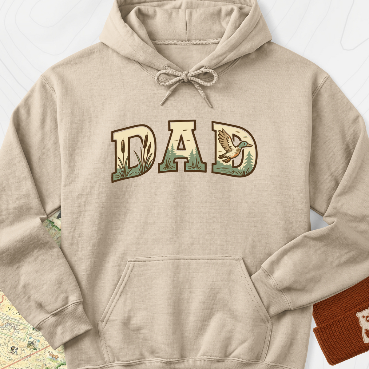 Wilderness Dad Hoodie - Sand