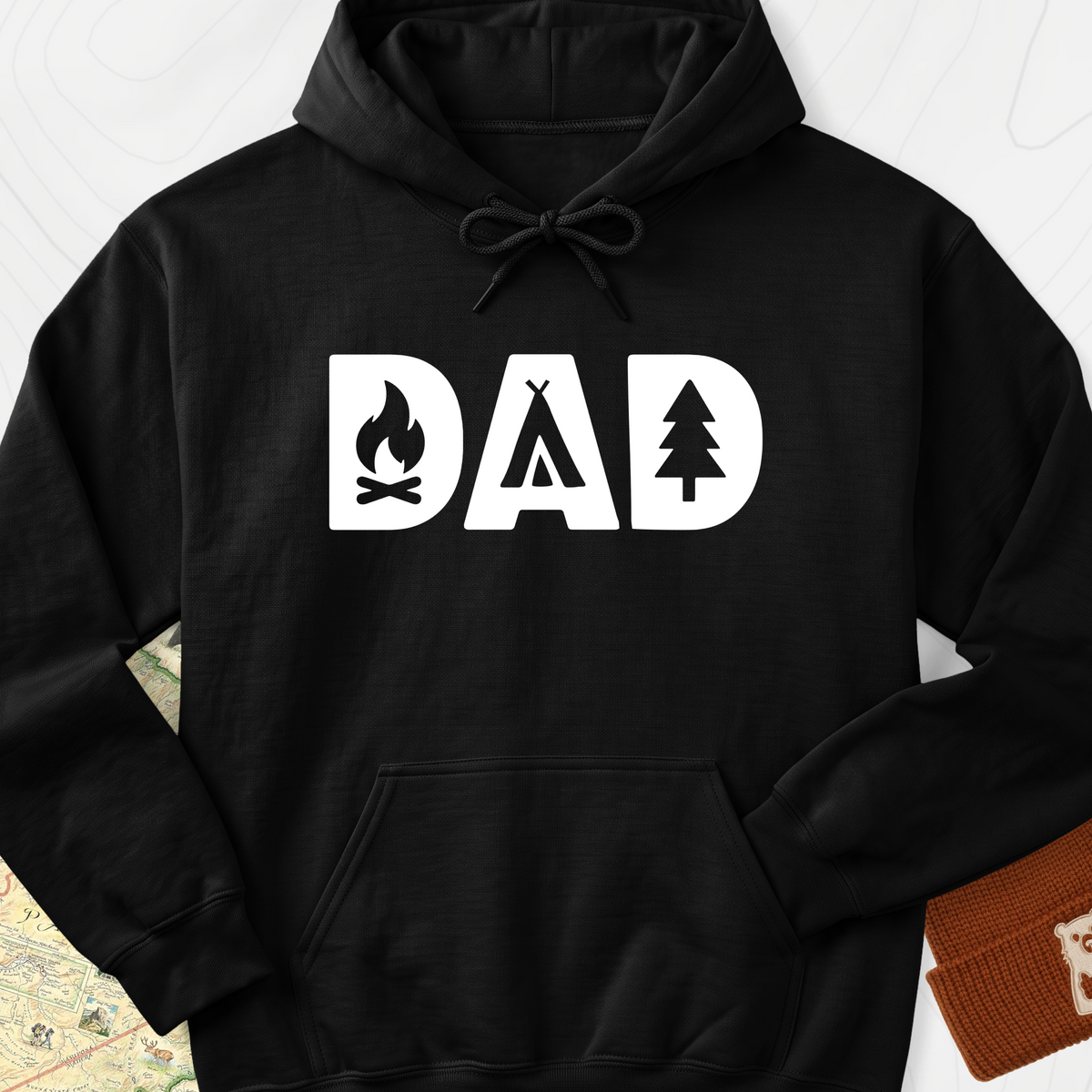 Symbols of Dad Hoodie - Black