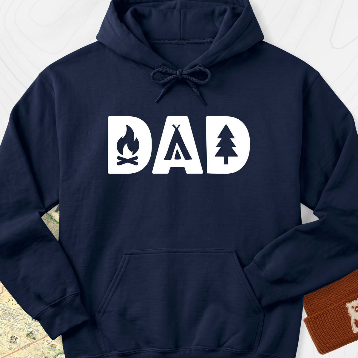 Symbols of Dad Hoodie - Navy