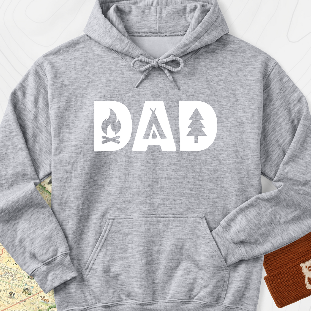 Symbols of Dad Hoodie - Sport Grey