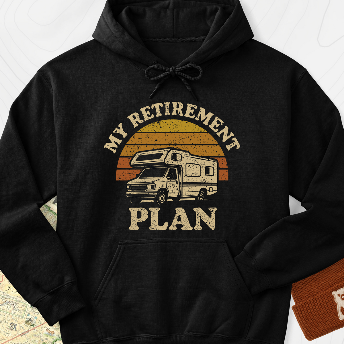 My Retirement Plan Hoodie - Black