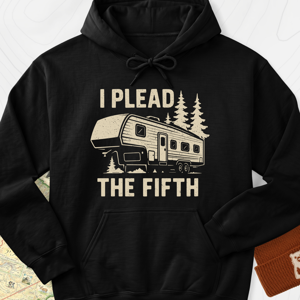 I Plead the Fifth Hoodie - Black