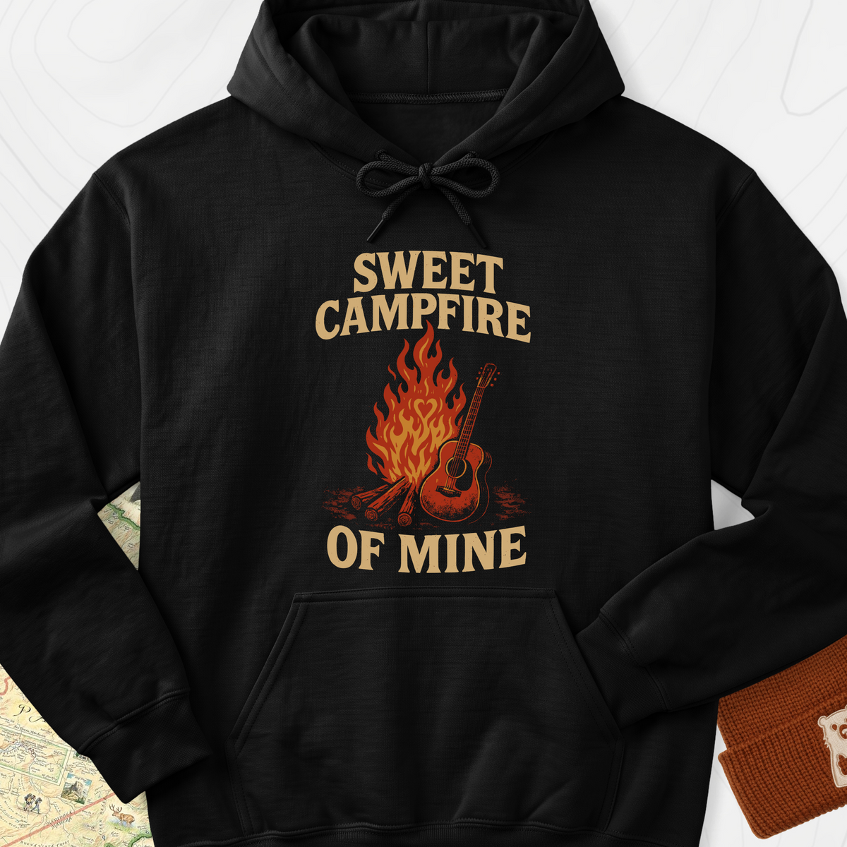 Sweet Campfire of Mine Hoodie - Black