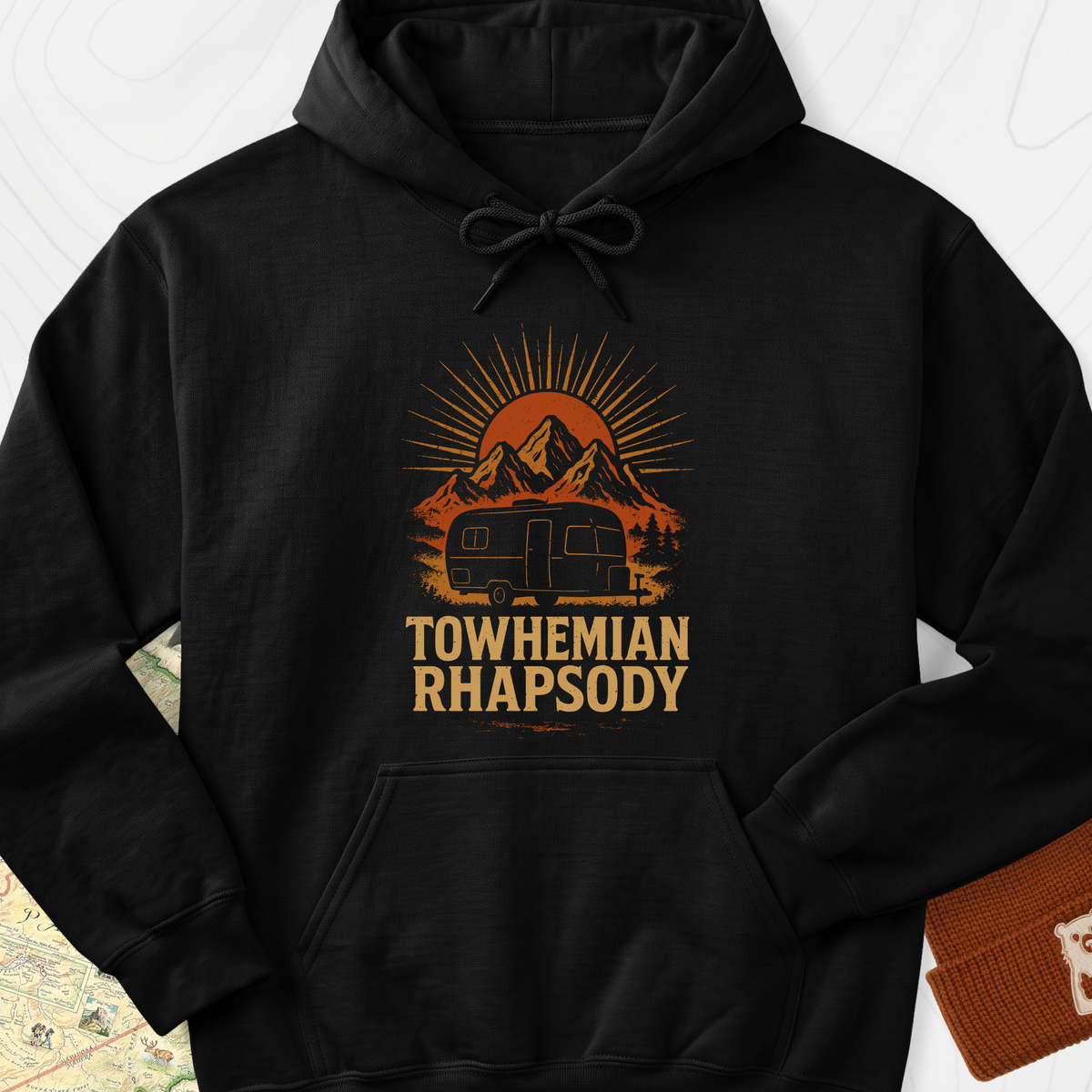 Towhemian Rhapsody Hoodie - Black