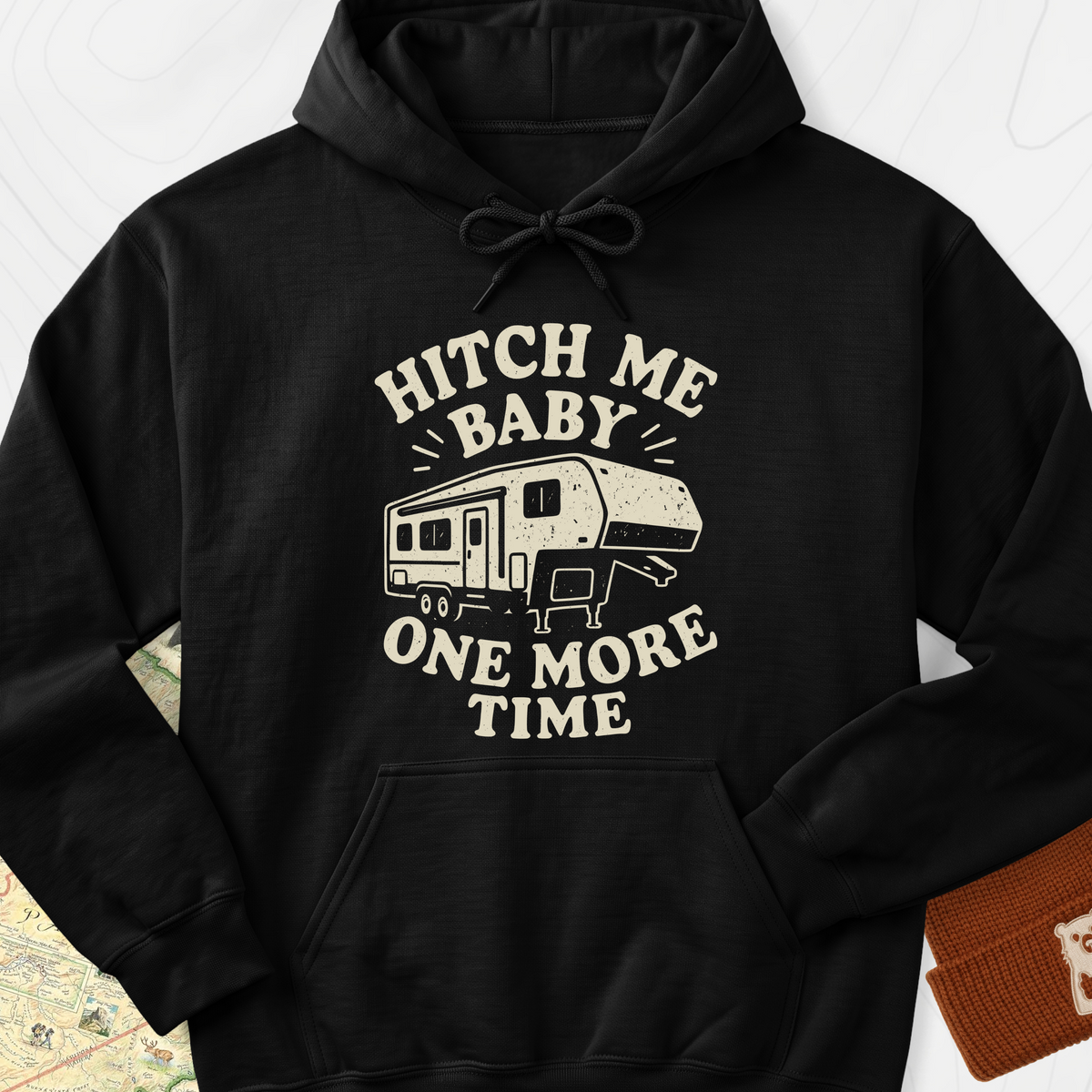 Hitch Me Baby One More Time Hoodie - Black