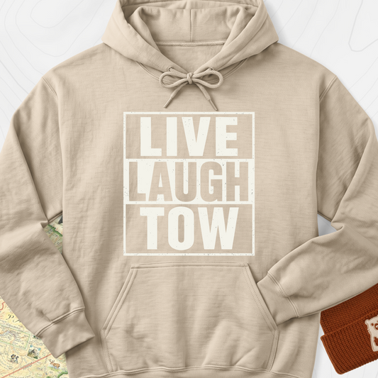 Live. Laugh. Tow. Hoodie - Sand