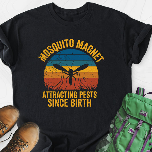 Mosquito Magnet Black front print lightweight T-shirt