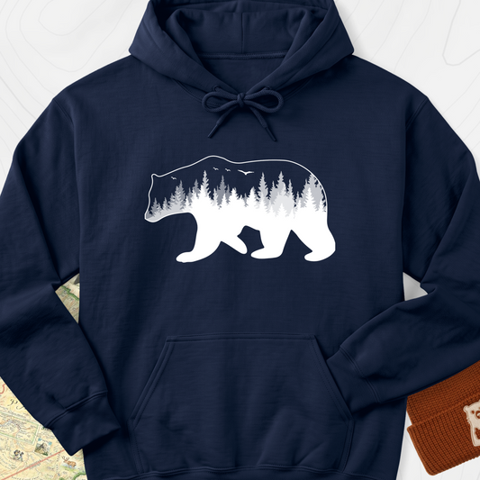 Bear Hoodie - Navy